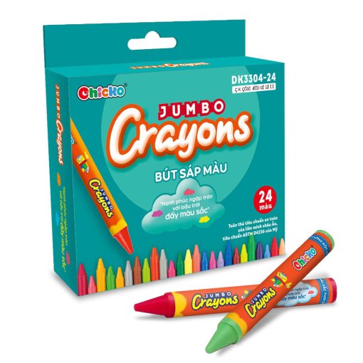 Bút Sáp Màu Jumbo Crayons - 24 màu