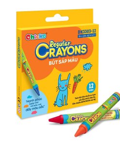 Bút Sáp Màu Reglar Crayons (12 Màu) DK3303-12